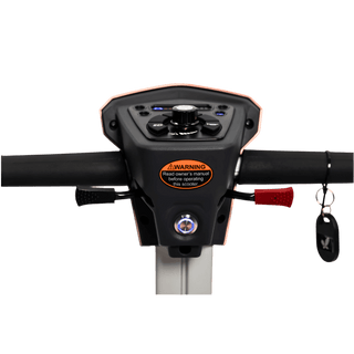 4M Mobility Scooter Throttle Close-up View
