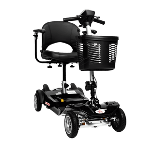 Black Nomad 4-Wheel Mobility Scooter -  Front View