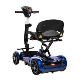 Blue 4M Mobility Scooter - Rear View