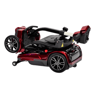 Red 4M Mobility Scooter Folded
