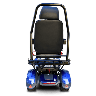 Blue EV Rider Vita Monster Scooter Rear View