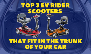 Top 3 EV Rider Scooters AF+ 4AF Transport M Fits in Cars Trunk