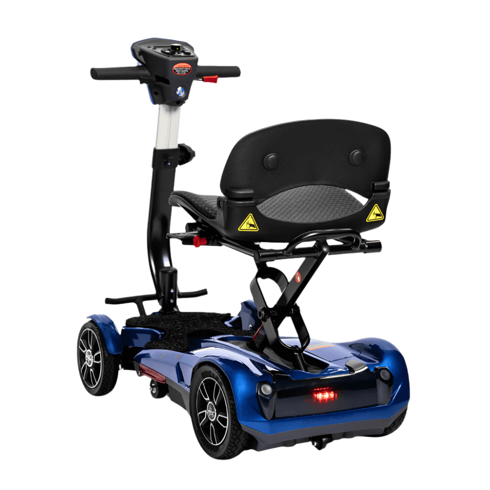 Blue 4M Mobility Scooter - Rear View