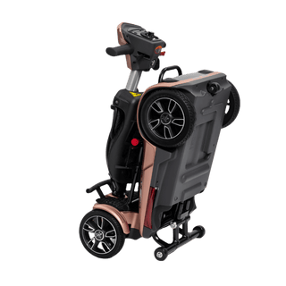 Rose Gold 4M Mobility Scooter Folded