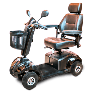 Black CityRider Mobility Scooter Side View