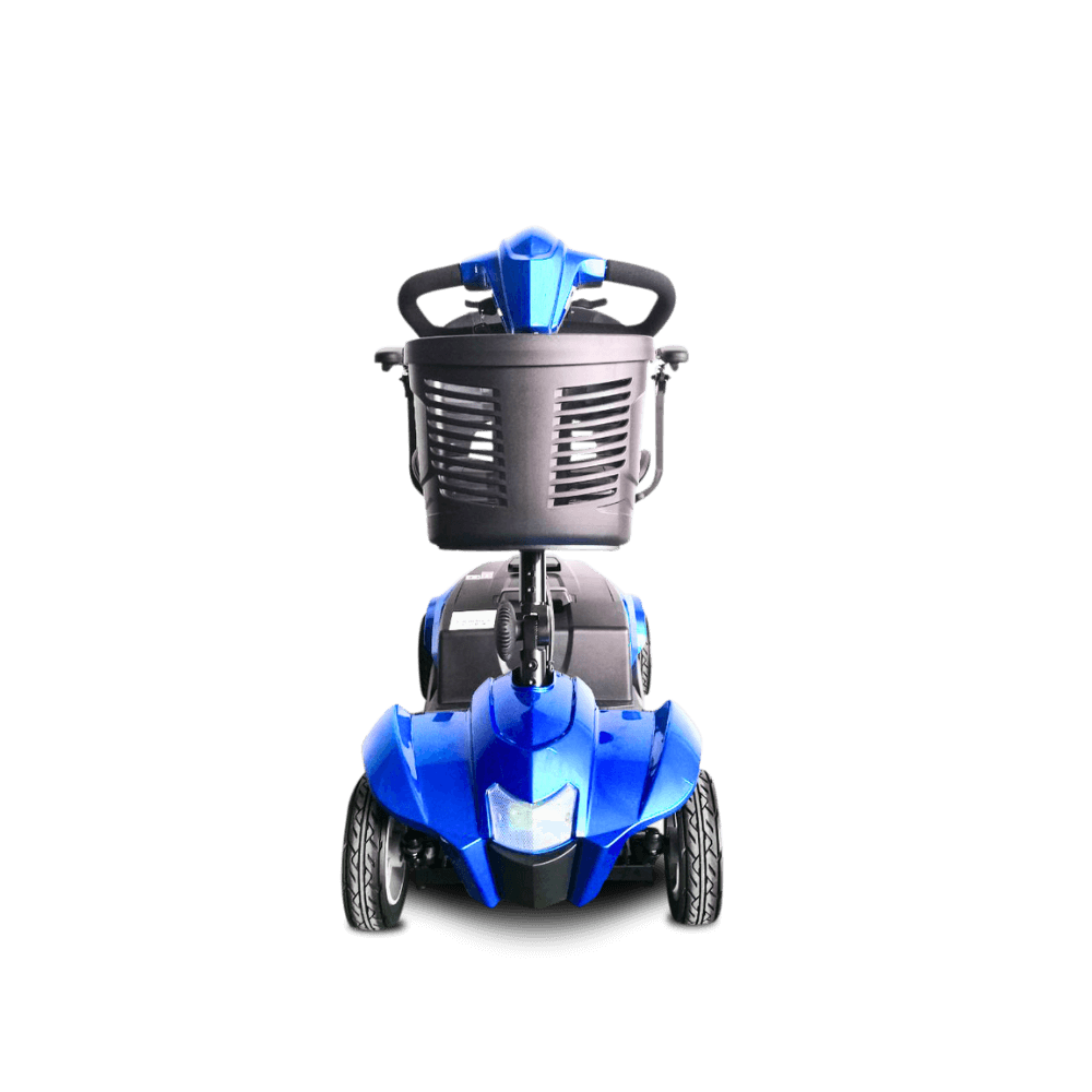 Blue CityCruzer Mobility Scooter Open Box Front View
