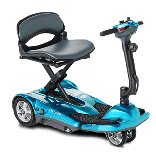 Blue Transport AF+ Mobility Scooter Open Box Angled View