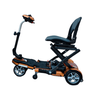 Copper Transport Plus Foldable Mobility Scooter Open Box Side View