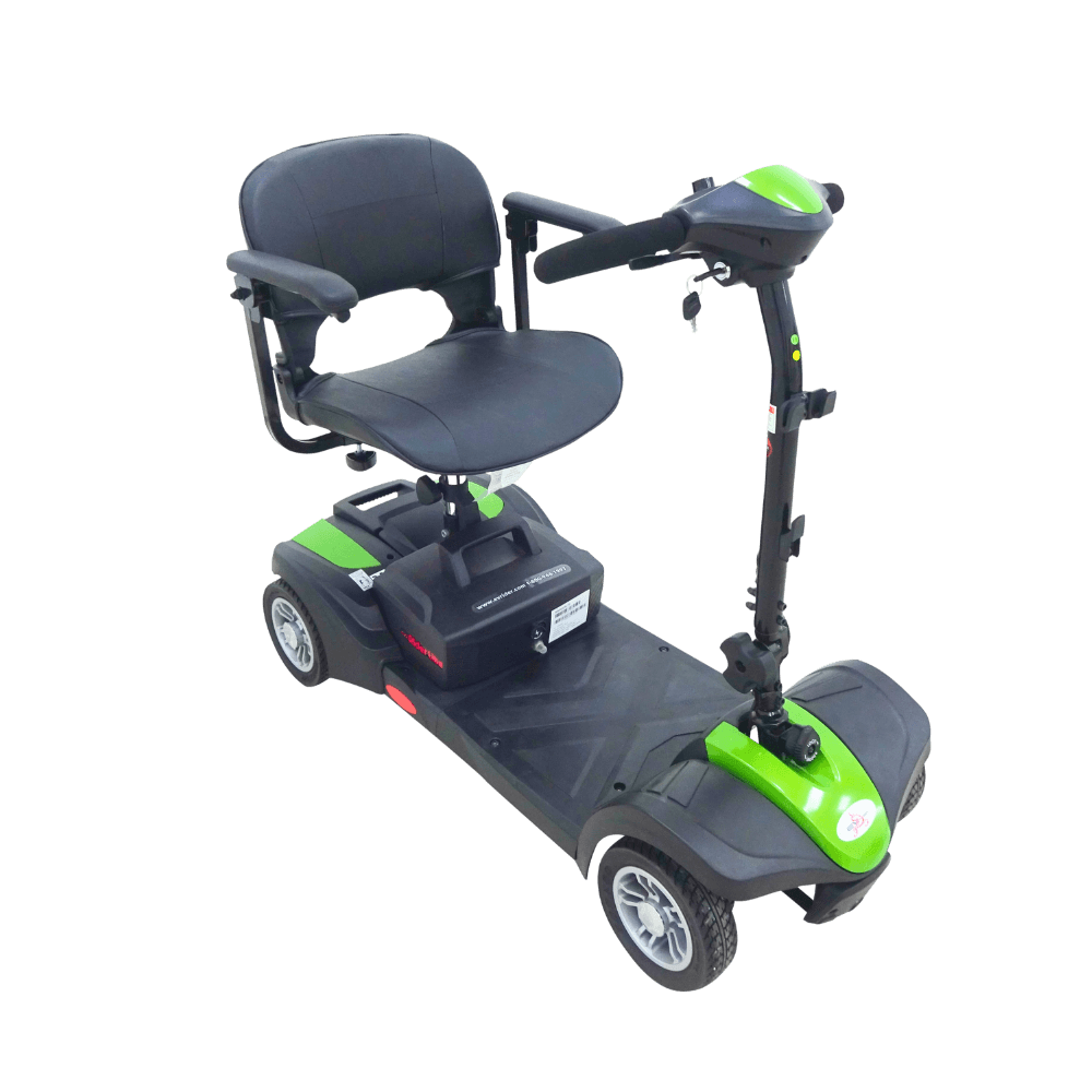 Pearl Green MiniRider Lite Portable Mobility Scooter Top View