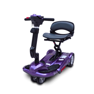 Plum EV Rider Easy Move Folding Travel Scooter Open Box Front View