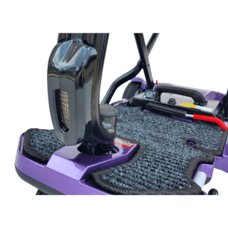 Plum Transport Plus Foldable Mobility Scooter Open Box Handle Light Close-Up