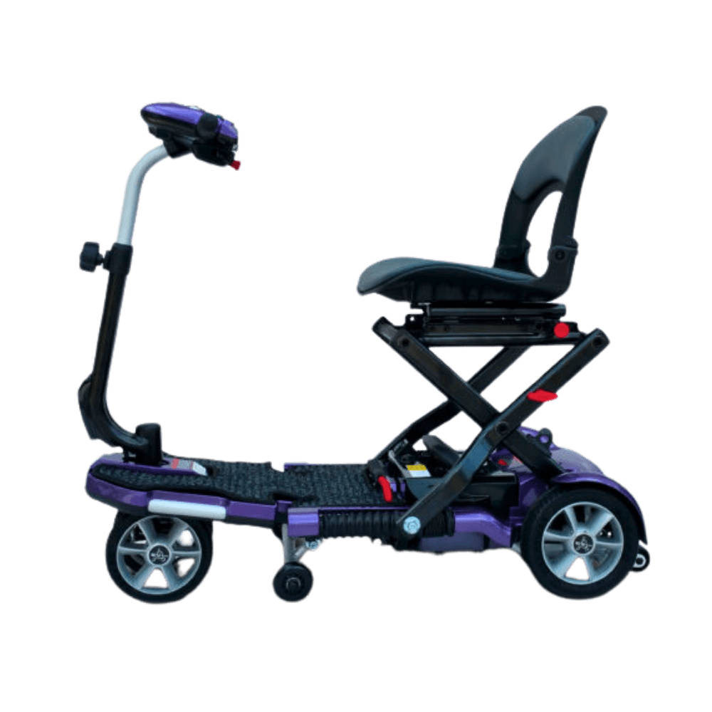 Plum Transport Plus Foldable Mobility Scooter Open Box Side View