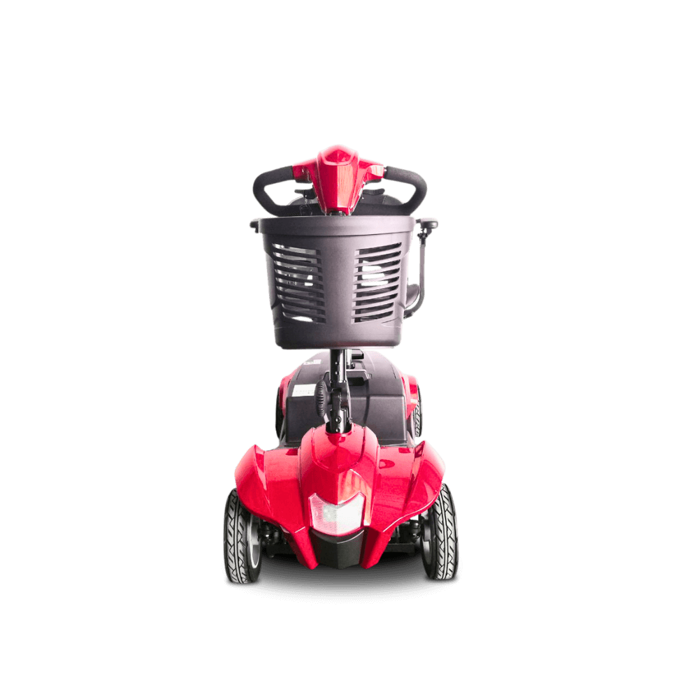 Red CityCruzer Mobility Scooter Open Box Front View