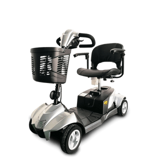 Silver CityCruzer Mobility Scooter Open Box Angled View